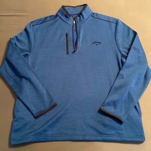 Callaway 1/4 zip golf pullover with pockets size large